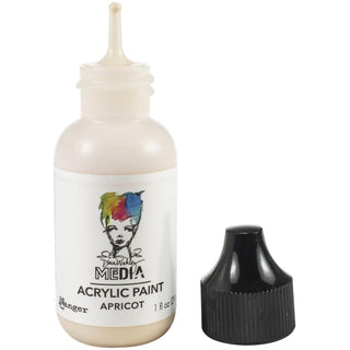 Dina Wakley Media Acrylic Paint - Apricot - Scrap Of Your Life 