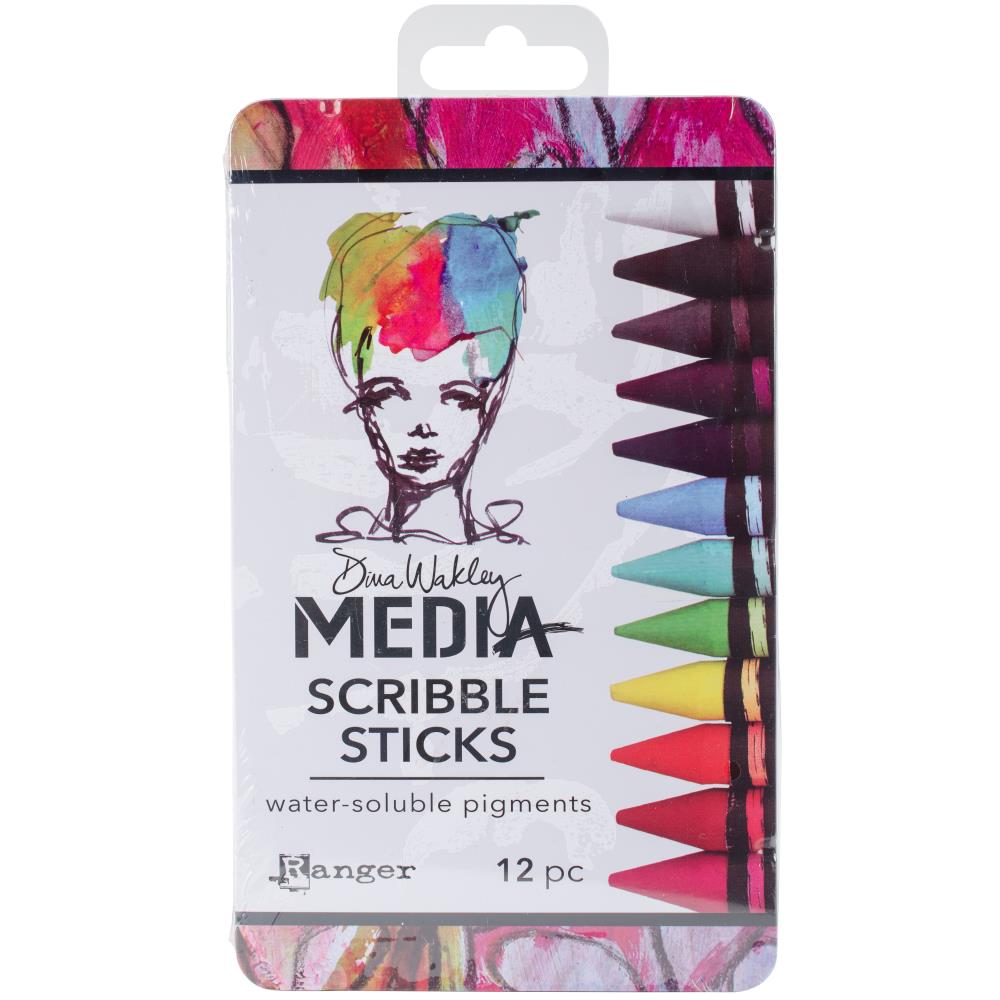 Ranger Ink - Dina Wakley Media Scribble Sticks 1 - Scrap Of Your Life 