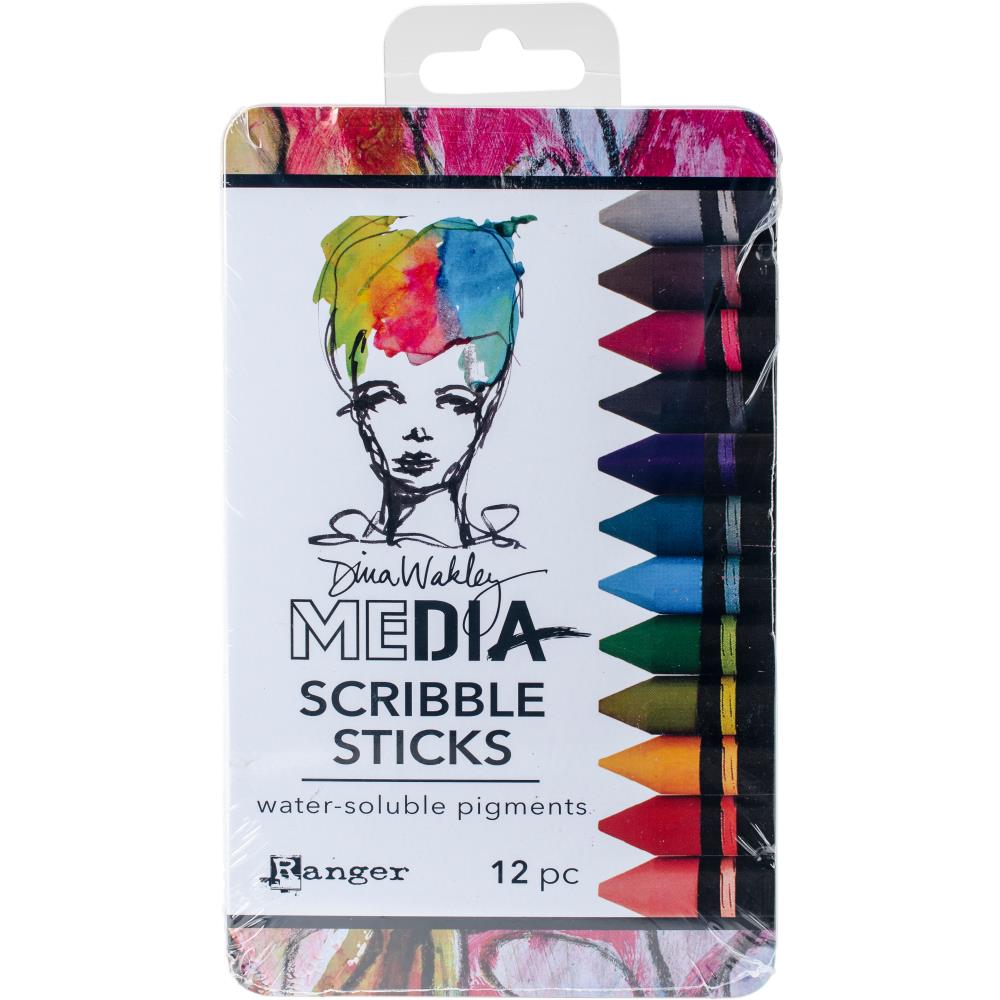 Ranger Ink - Dina Wakley Media Scribble Sticks 2 - Scrap Of Your Life 