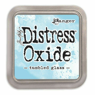 Ranger Ink - Tim Holtz Distress Oxides Ink Pad - Tumbled Glass - Scrap Of Your Life 