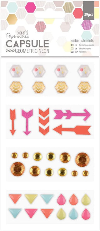 Do Crafts Papermania Embellishments Capsule - Neon - Scrap Of Your Life 