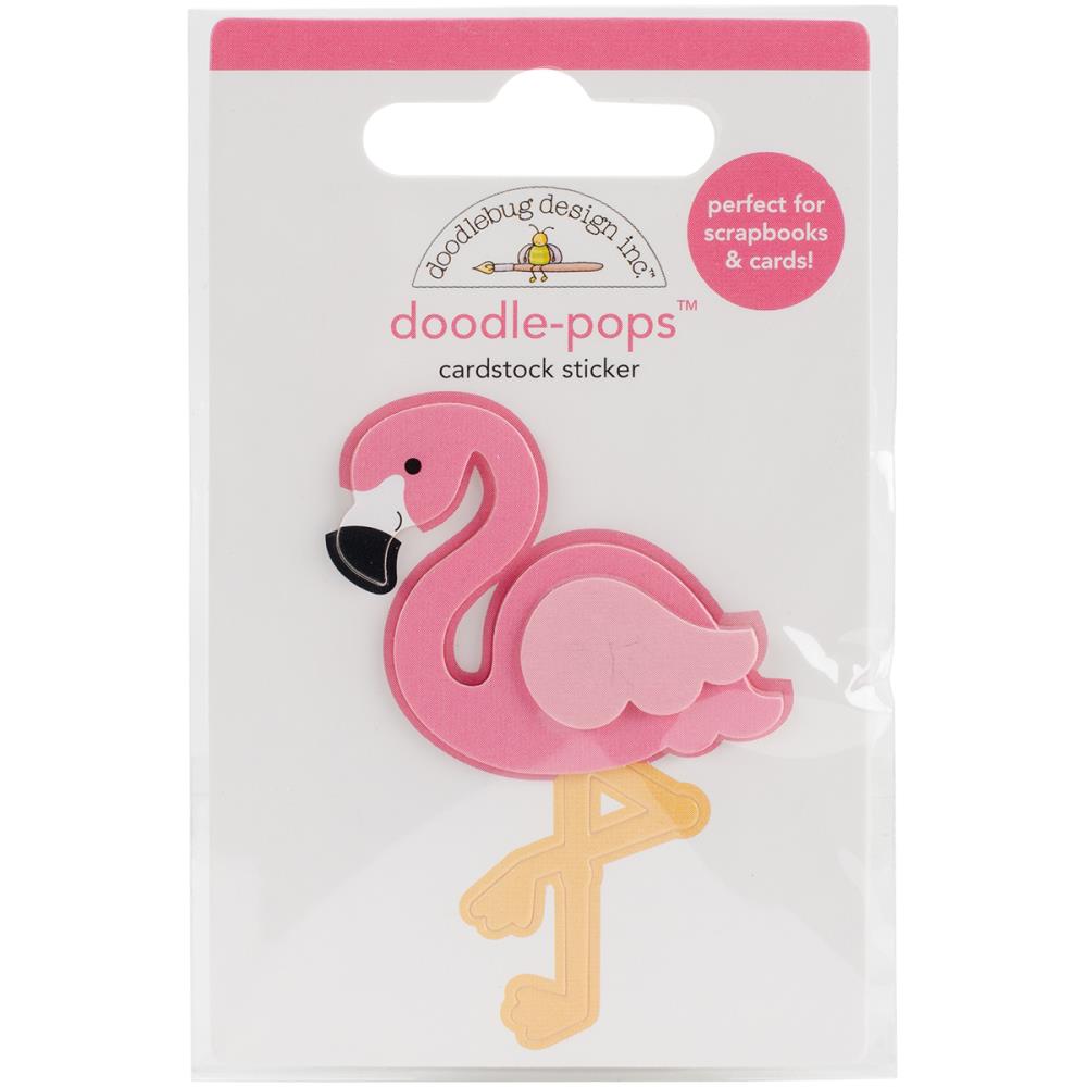 Doodlebug Designs - Doodle-Pops - Flamingos - Scrap Of Your Life 