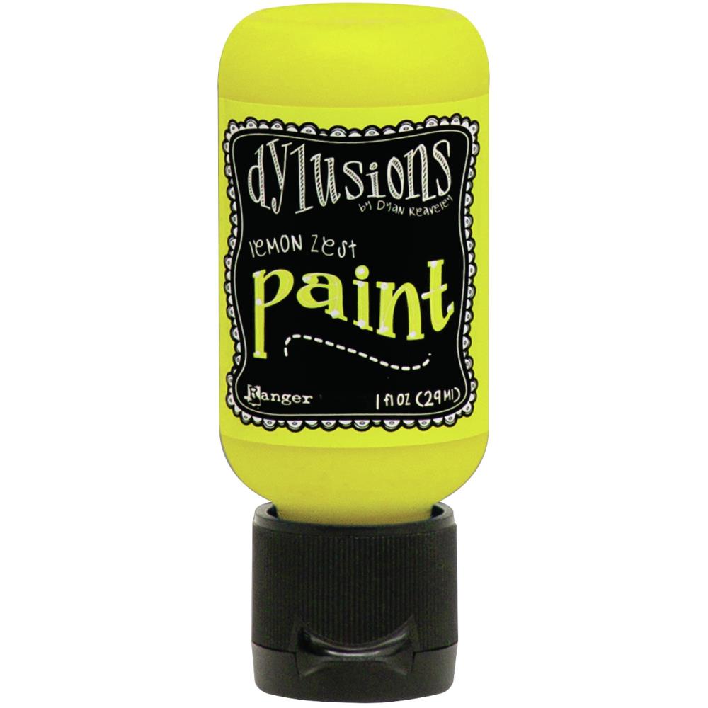 Ranger Ink - Dylusions - Acrylic Paint Lemon Zest - Scrap Of Your Life 