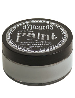 Ranger - Dylusions Blendable Acrylic Paint - Slate Grey - Discontinued - Scrap Of Your Life 