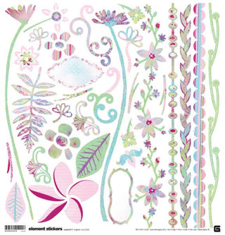 BasicGrey - Euphoria Collection - Element Stickers, CLEARANCE - Scrap Of Your Life 