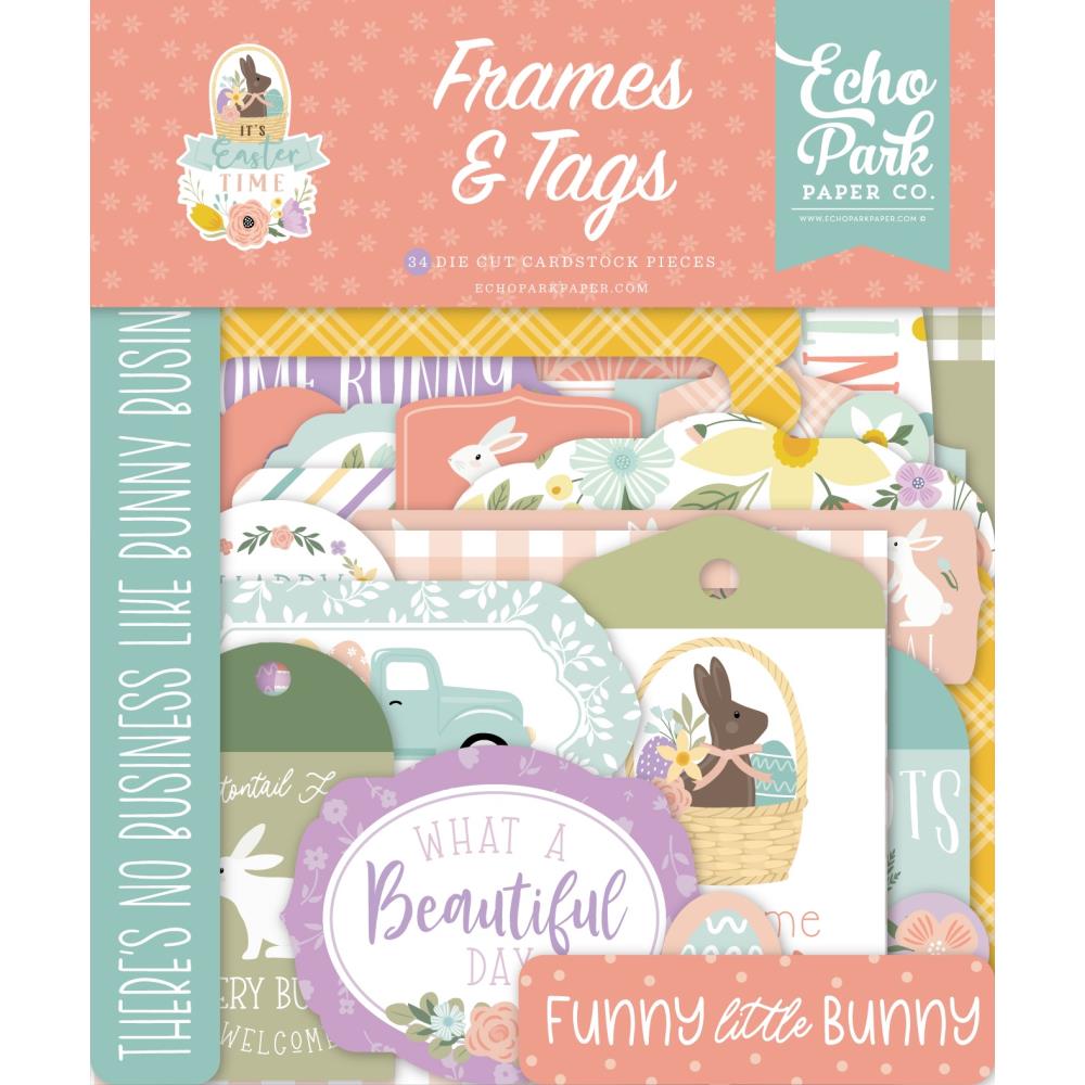 Echo Park Ephemera Frames & Tags - It's Easter Time - Scrap Of Your Life 