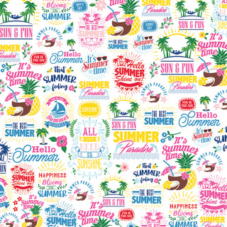 Echo Park I Love Summer The Best of Summer 12 x 12 Double Side Paper - Scrap Of Your Life 
