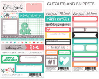 Elle's Studio - Little Moments Cut a Parts - Scrap Of Your Life 