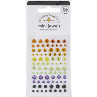 Doodlebug - Adhesive Mini Jewels - Halloween Assortment - Scrap Of Your Life 