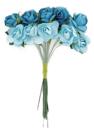 Kaisercraft Mini Paper Blooms - Sea Breeze - Scrap Of Your Life 