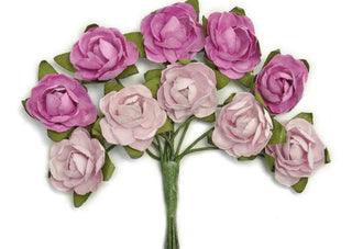 Kaisercraft Mini Paper Blooms - Fuschia - Scrap Of Your Life 