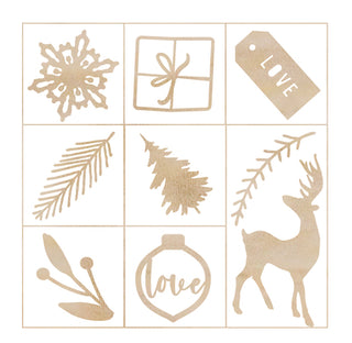 Kaisercraft - Whimsy Wonders - Whimsy Wishes -Wood Flourish Pack - Scrap Of Your Life 