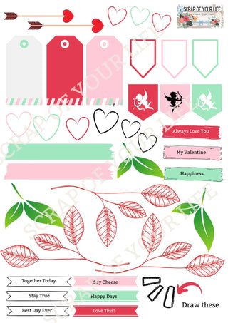 Printable Mood Board February 2021 - Scrap Of Your Life 