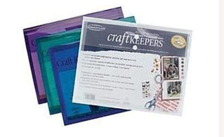 Generations Craft Keepers - Snap Closure Envelope Assorted Colours 12In. X12in - Scrap Of Your Life 