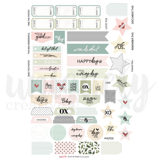 Uniquely Creative - Gums & Roses Cut a part sheet - Scrap Of Your Life 