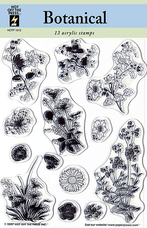HOTP Acrylic Stamp Set Botanicals - Scrap Of Your Life 
