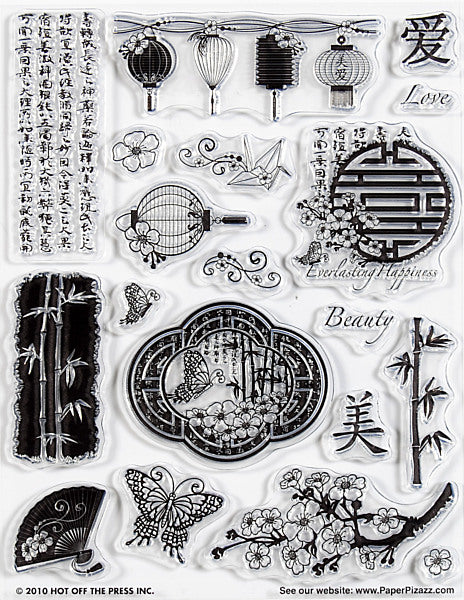 HOTP Acrylic Stamp Set Far East - Scrap Of Your Life 