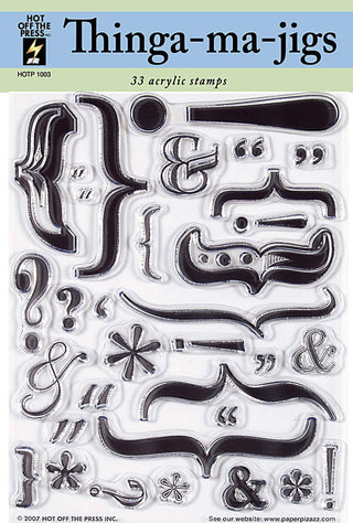 HOTP Acrylic Stamp Set Thinga-Ma-Jig - Scrap Of Your Life 