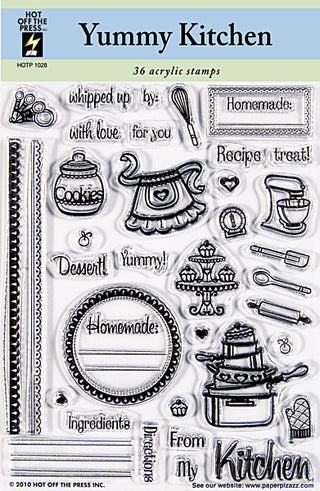 HOTP Acrylic Stamp Set Yummy Kitchen - Scrap Of Your Life 