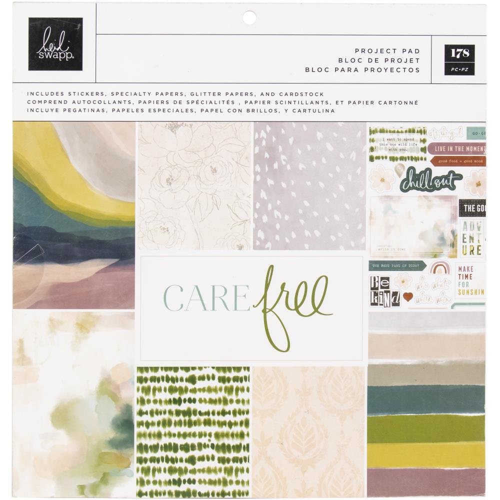 Heidi Swapp -  Care Free Project Pad 12" x12" - Scrap Of Your Life 