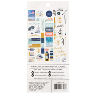 Heidi Swapp - Set Sail Ephemera Die-Cuts 42/Pkg - Scrap Of Your Life 