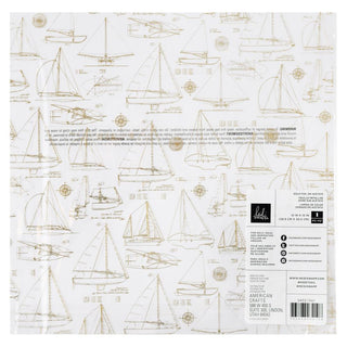 Heidi Swapp - Set Sail -Acetate with Gold Foil - Scrap Of Your Life 