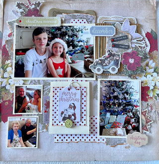 Class Day - Vintage Christmas Double Layout - Scrap Of Your Life 