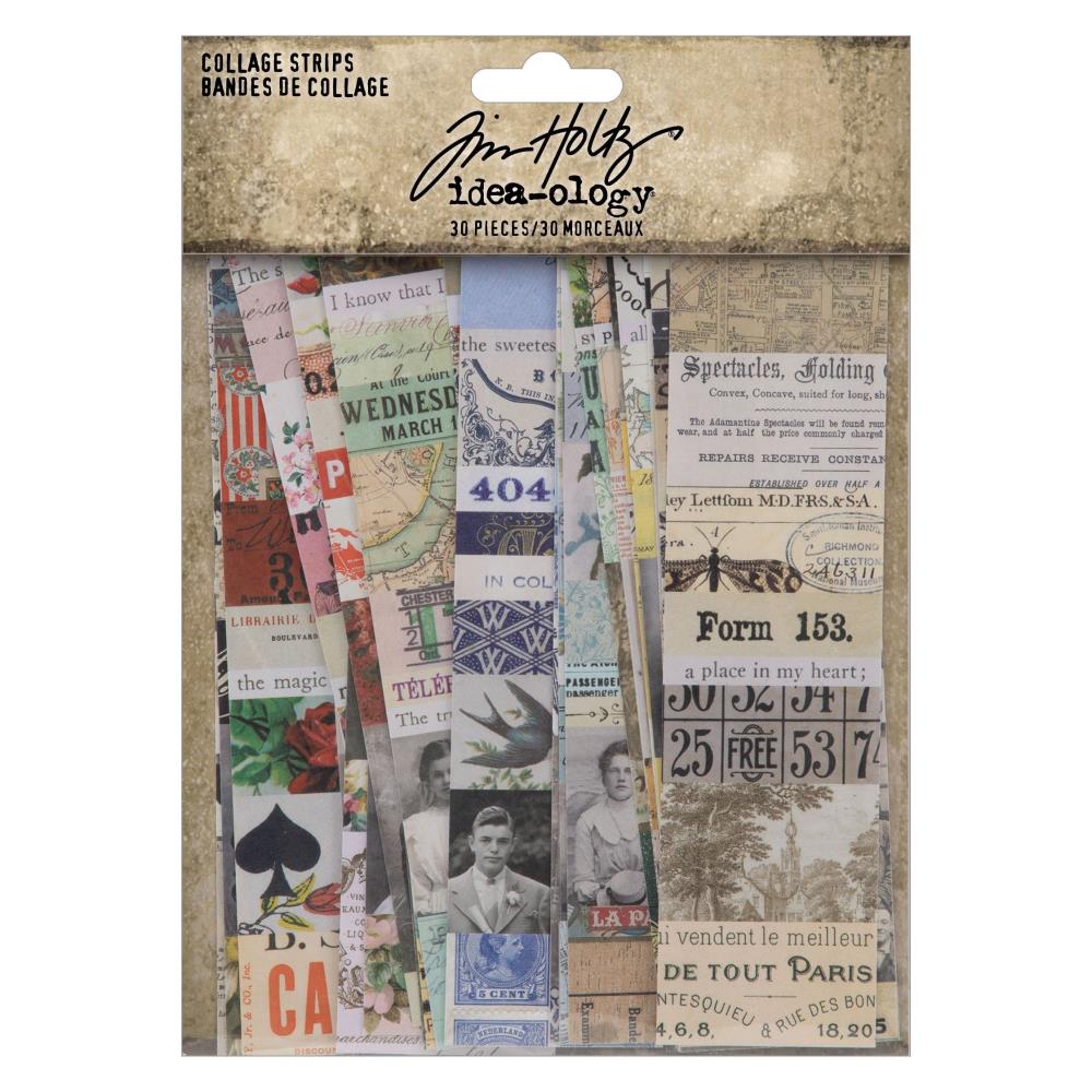 Tim Holtz Idea-Ology Collage Strips - Scrap Of Your Life 