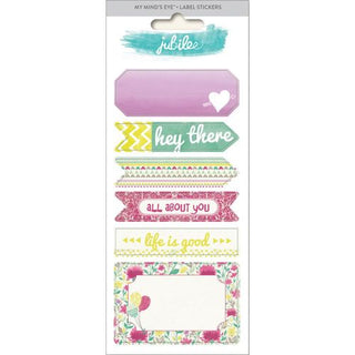 My Minds Eye Jubilee Stickers Sherbert Enjoy - Scrap Of Your Life 
