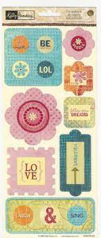 Sandylion - Kelly Panacci - Stickers - Flower Power - Fun Frames - Scrap Of Your Life 
