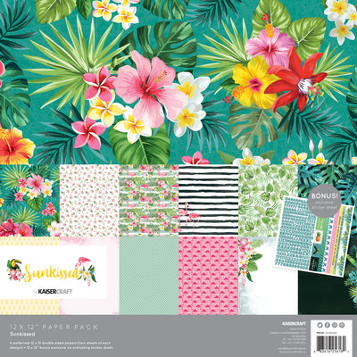 Kaisercraft Sunkissed 12x12 Scrapbook Paper Collection - Scrap Of Your Life 