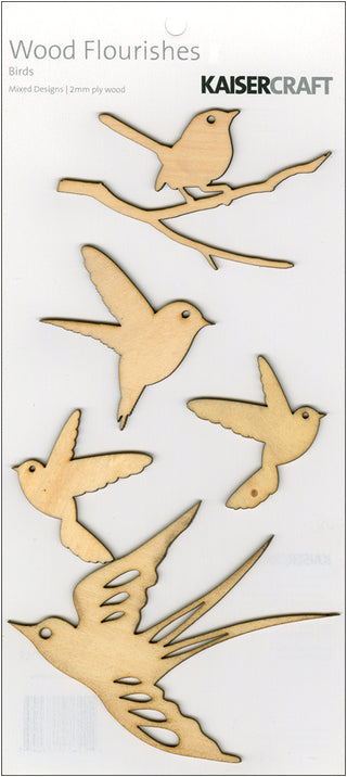 Kaisercraft Wood Flourishes Hanging Flourish Trees - Scrap Of Your Life 