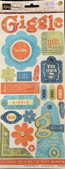 Sandylion - Kelly Panacci - Stickers - Giggle - Scrap Of Your Life 