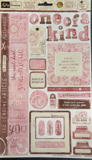 Sandylion - Kelly Panacci - Element Stickers - One of a Kind - Girl - Scrap Of Your Life 