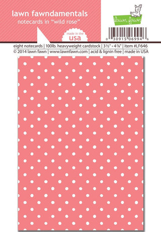 Lawn Fawn Notecards Wild Rose - Scrap Of Your Life 