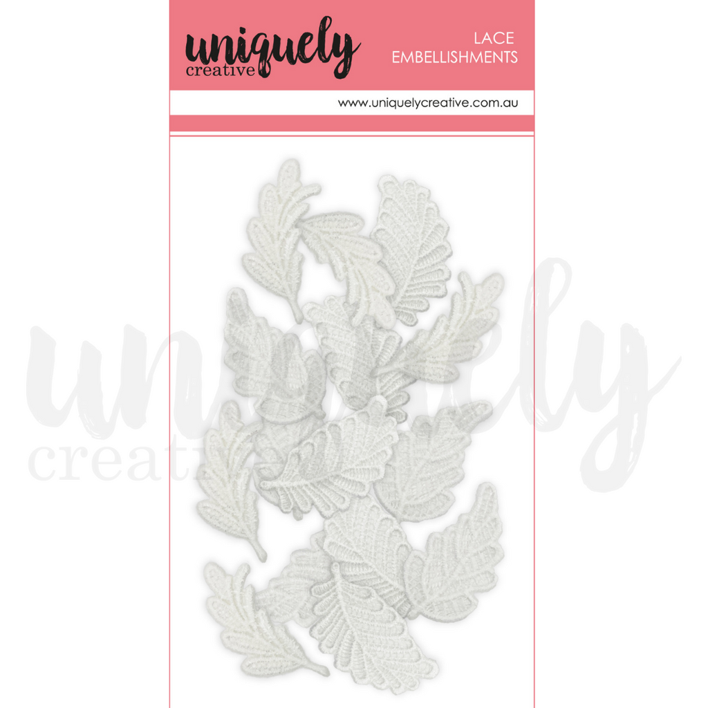 Uniquely Creative - Merry & Magical Lace Leaves - Scrap Of Your Life 