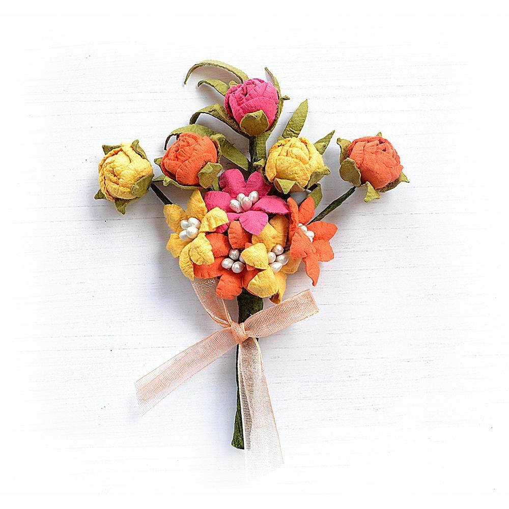 Little Birdie Flowers Dillan Paper Bouquet Boho Vibes - Scrap Of Your Life 