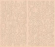 Making Memories - Noteworthy Chipboard Alphabet Stickers - Scrap Of Your Life 
