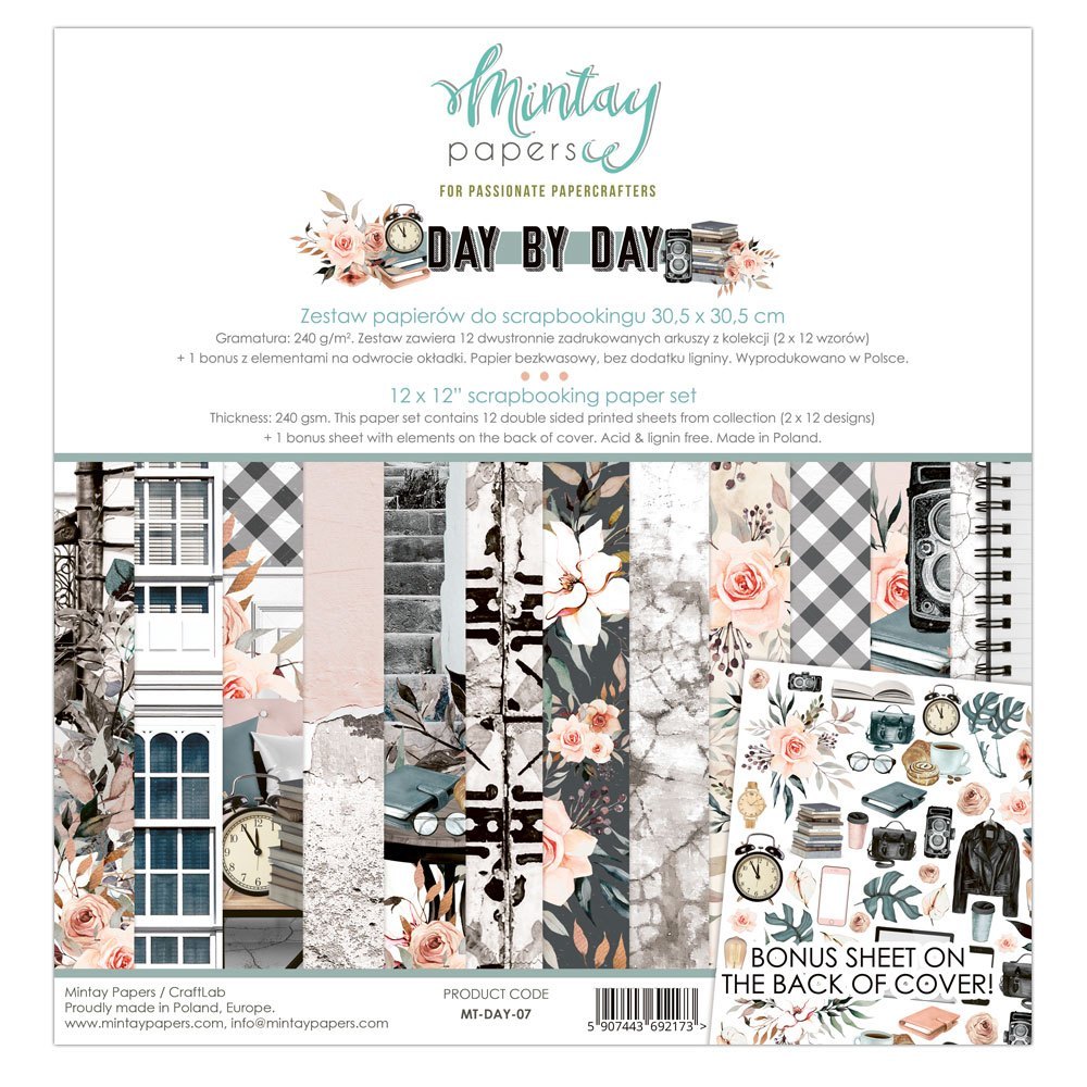 Mintay - Day by Day 12 x 12 Collection Pack - Scrap Of Your Life 