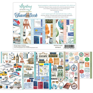 Mintay - 6 X 8 Window Element Book - Travel - Scrap Of Your Life 