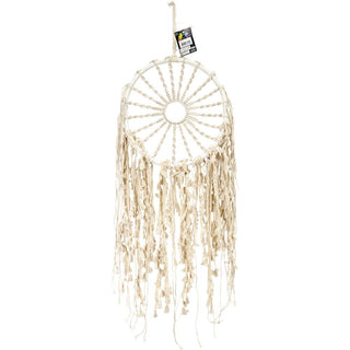 Midwest Design Macrame Hoop W/Braided Sun 29" Wall Hanging - Scrap Of Your Life 