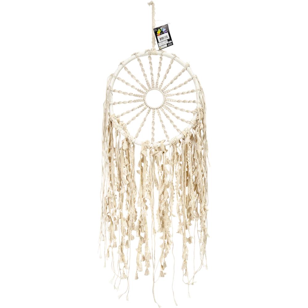 Midwest Design Macrame Hoop W/Braided Sun 29" Wall Hanging - Scrap Of Your Life 