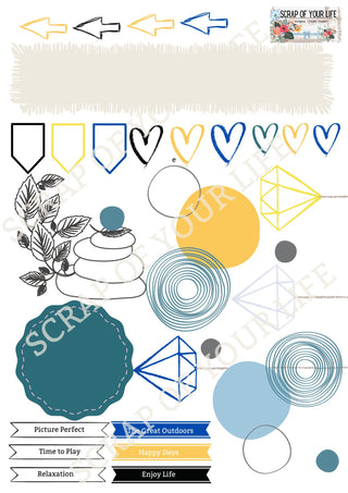 Printable Mood Board March 2021 - Scrap Of Your Life 
