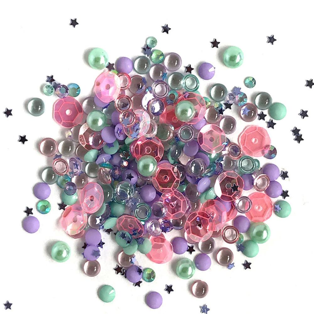 Buttons Galore - Sparkletz Embellishment Pack - Mermaid Sparkle - Scrap Of Your Life 