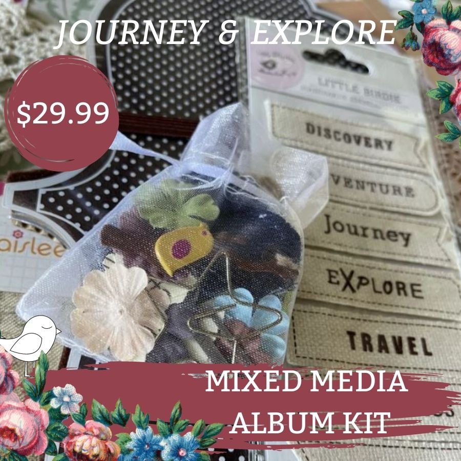 Studio Boutique - Kit - Mixed Media Album - Vintage - Scrap Of Your Life 