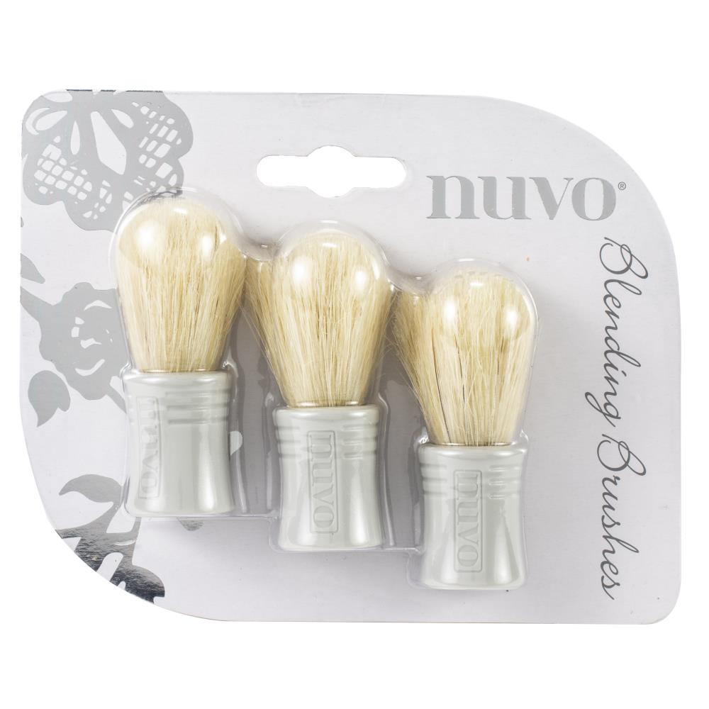 Nuvo Blending Brushes 3/Pkg - Scrap Of Your Life 