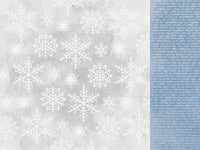 Kaisercraft - Whimsy Wonders - Whimsy Wishes - Snowfall 12" x 12" Double Side Paper - Scrap Of Your Life 