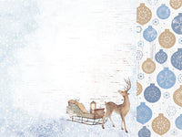 Kaisercraft - Whimsy Wonders - Whimsy Wishes - Dashing Deer 12" x 12" Double Side Paper - Scrap Of Your Life 