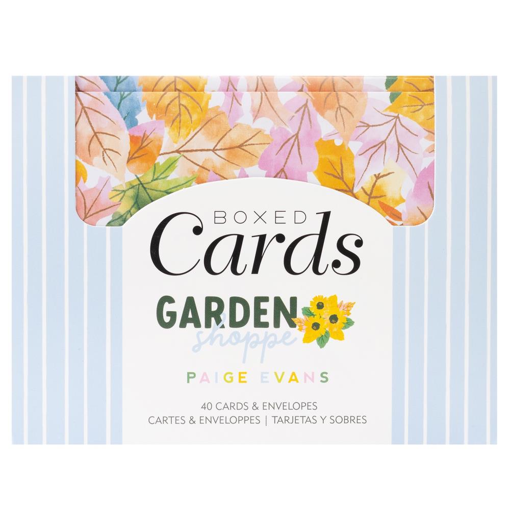 Paige Evans Garden Shoppe A2 Cards W/Envelopes (4.375"X5.75") 40/Box - Scrap Of Your Life 