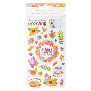 Paige Evans Paige Evans Garden Shoppe Sticker Book W/Copper Foil Accents - Scrap Of Your Life 